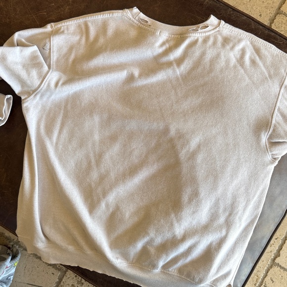 Sub_Urban Riot Play. Distressed Cream Sweater - Picture 7 of 9